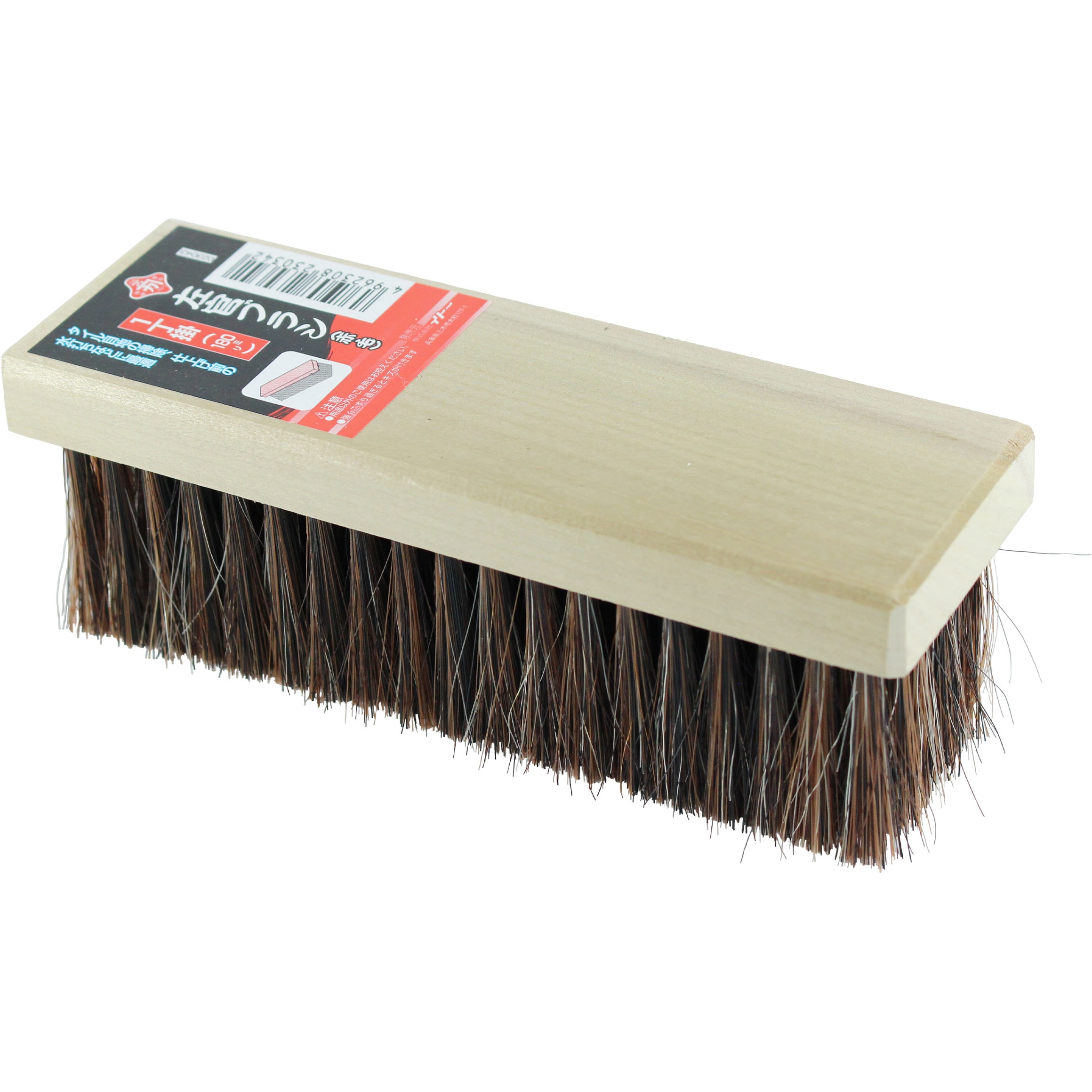 左官ブラシ(赤毛) BIGMAN(ビッグマン) 1丁掛(180mm)タイプ 138g 刷毛幅