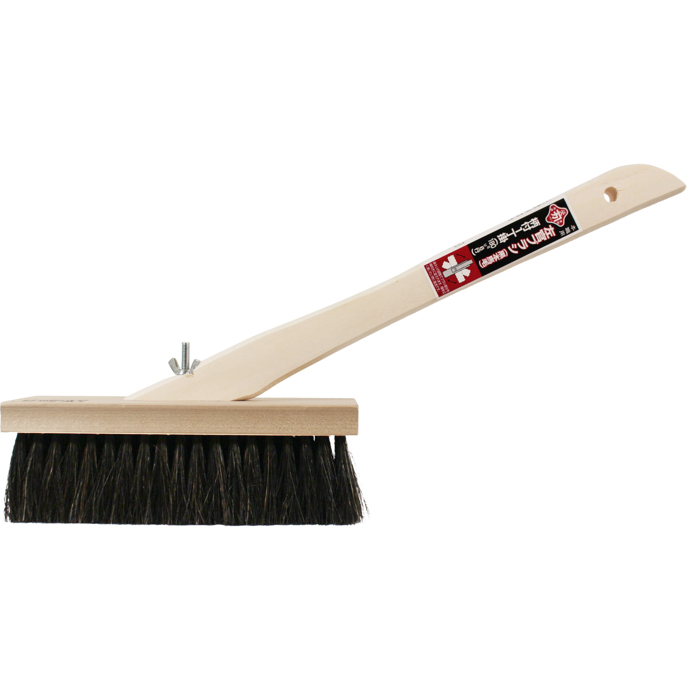 柄付左官ブラシ本職用 BIGMAN(ビッグマン) 柄付1丁掛(180mm6行)タイプ