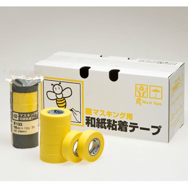 マスキングテープ カブキS 40mm×18m 大箱 1箱（300巻） （カモイ/カモ