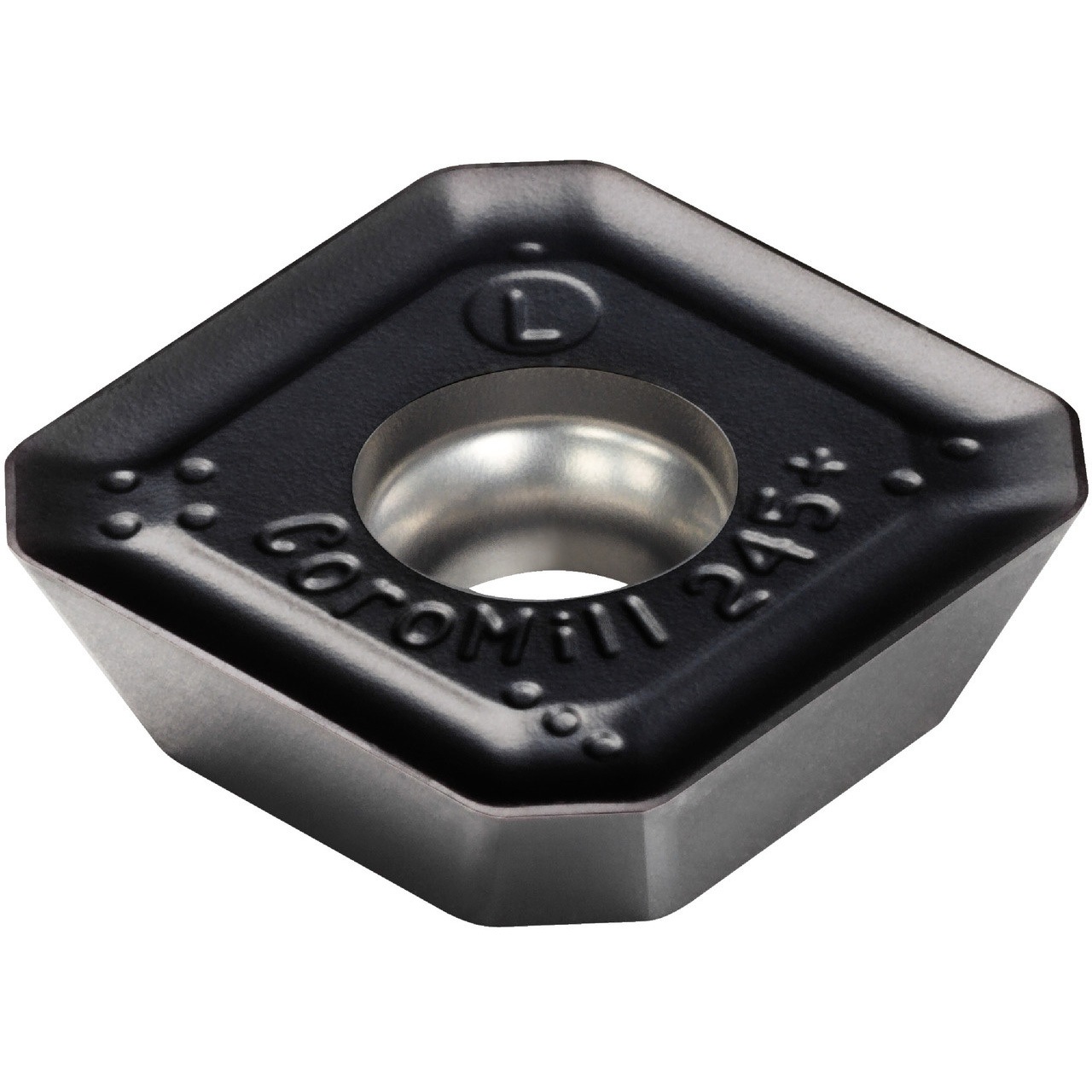 R245-12T3E-PL 1010 CoroMil(R) 245、フライス加工用チップ 1箱(10個) サンドビック 【通販モノタロウ】