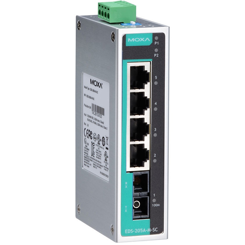 EDS-205A-S-SC-T 産業用イーサネット・スイッチ 1個 MOXA 【通販モノタロウ】