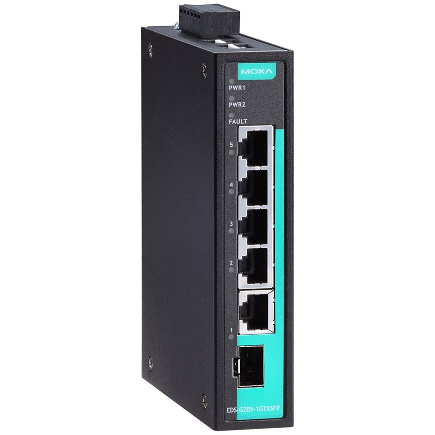 EDS-G205-1GTXSFP 産業用イーサネット・スイッチ 1個 MOXA