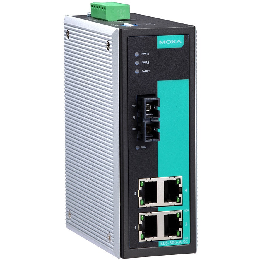 EDS-305-M-SC 産業用イーサネット・スイッチ 1個 MOXA 【通販