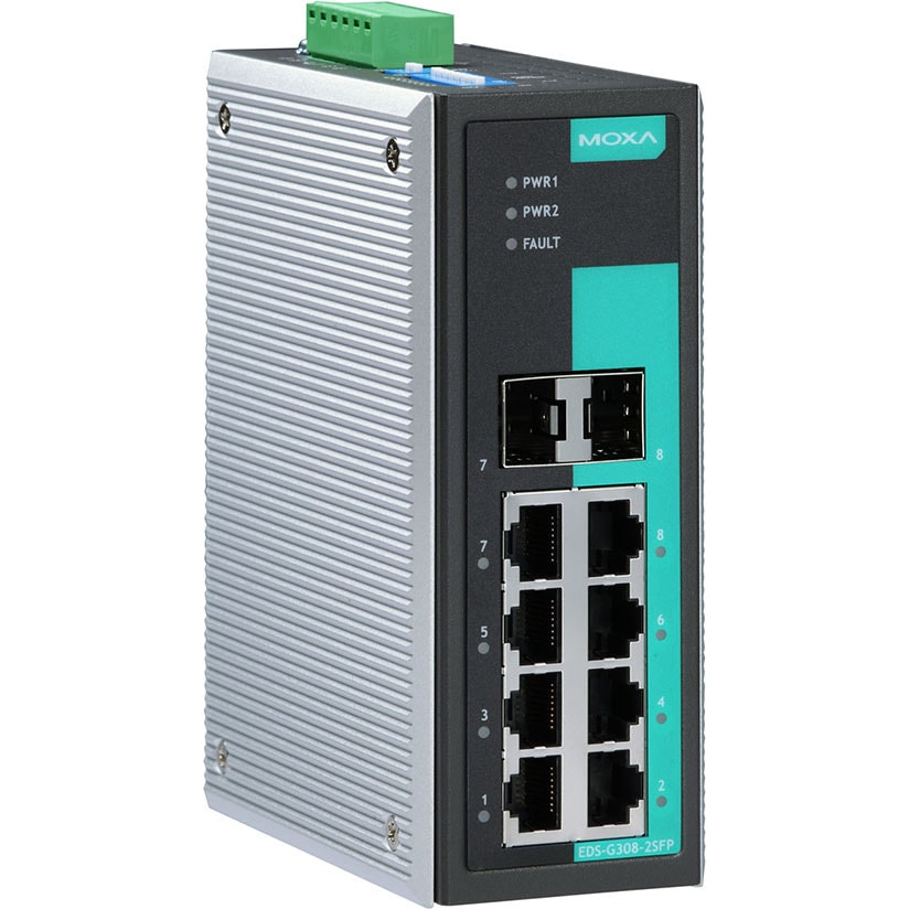 EDS-G308-2SFP-T 産業用イーサネット・スイッチ 1個 MOXA 【通販 