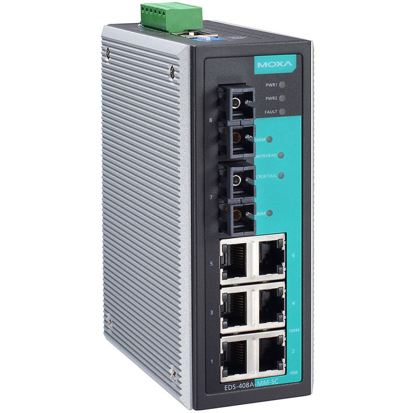 EDS-408A-SS-SC 産業用イーサネット・スイッチ 1個 MOXA 【通販