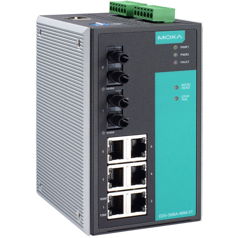 EDS-508A-MM-ST 産業用イーサネット・スイッチ 1個 MOXA 【通販モノタロウ】 104,390円