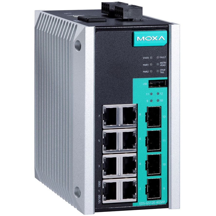 美品✨ MOXA EDS-G308 産業用イーサネット・スイッチ EDS-G308シリーズ