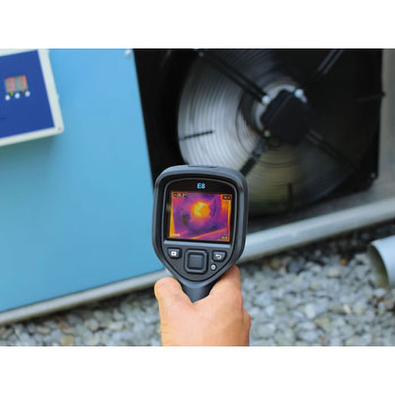 【新品同様】 赤外線サーモグラフィカメラ　FLIR E4 Wi-Fi 赤外線サーモグラフィ FLIR E4[Wi-Fi] | 太陽電池の性能評価試験