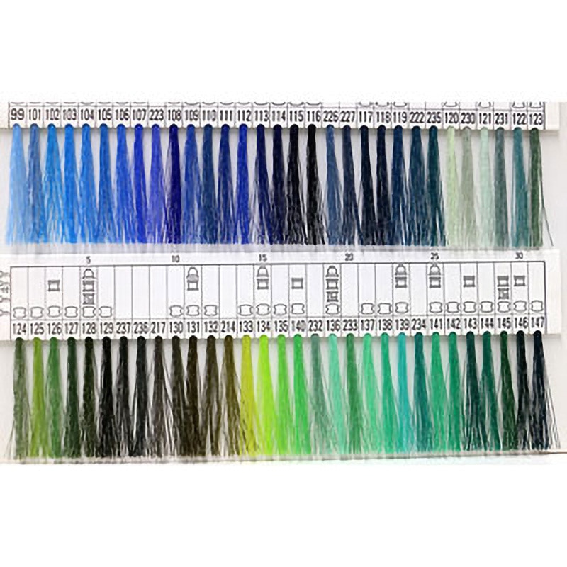 テイジン ダイヤフェザー ロックミシン用 90番手 19色80巻 テイジン ダイヤフェザー ロックミシン用 90番手 19色80巻