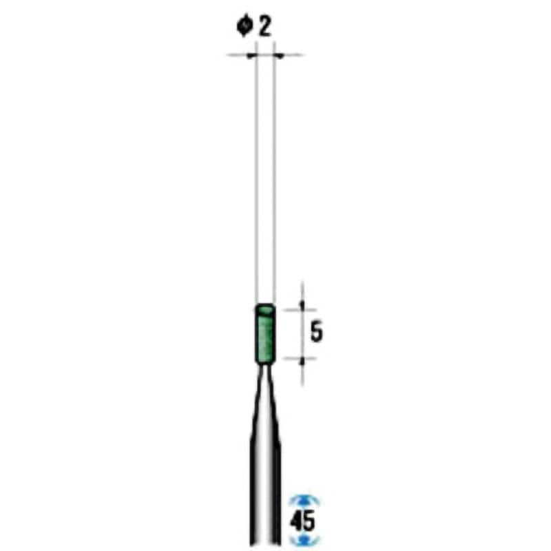 レッグメーカー 46731 グリーンポリッシャーGC砥粒10本入 NSK(ナカニシ) 粒度150 円筒
