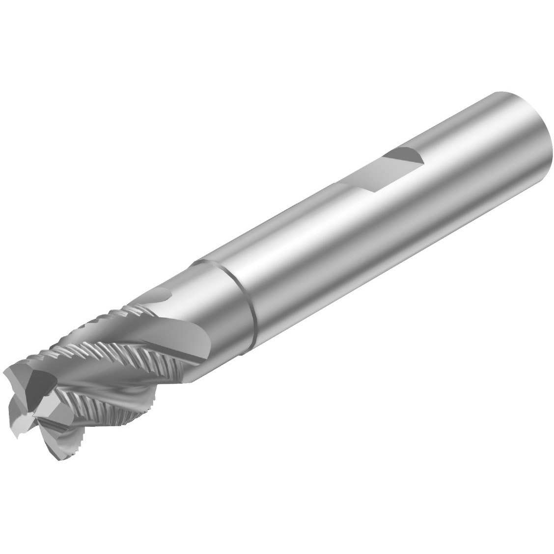 R215.34C06040-DS07K CoroMill(R) Plura 荒加工用超硬エンドミル(ニック付) サンドビック 4枚刃 1640製 刃径6mmシャンク径6mm刃長7mm