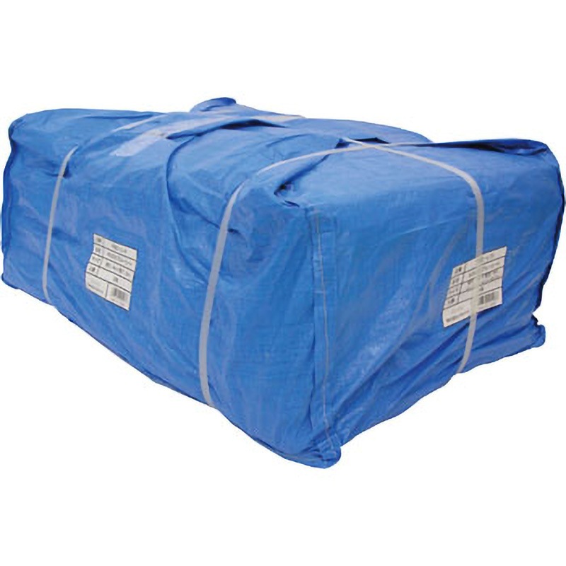 PBZ-L14 シート #3000ブルーシート大畳み ユタカメイク 折りたたみタイプ 呼び縦5.4m横7.2m 1セット(5枚) PBZ-L14