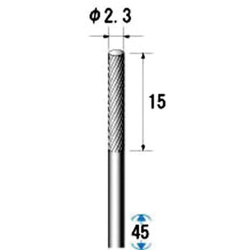 23253 超硬カッター NSK(ナカニシ) 円筒(シングルカット) 最高