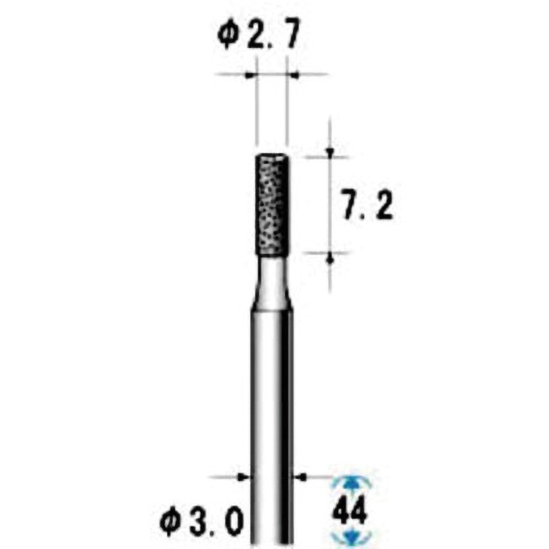 ナカニシ メタルボンドダイヤバー 14661