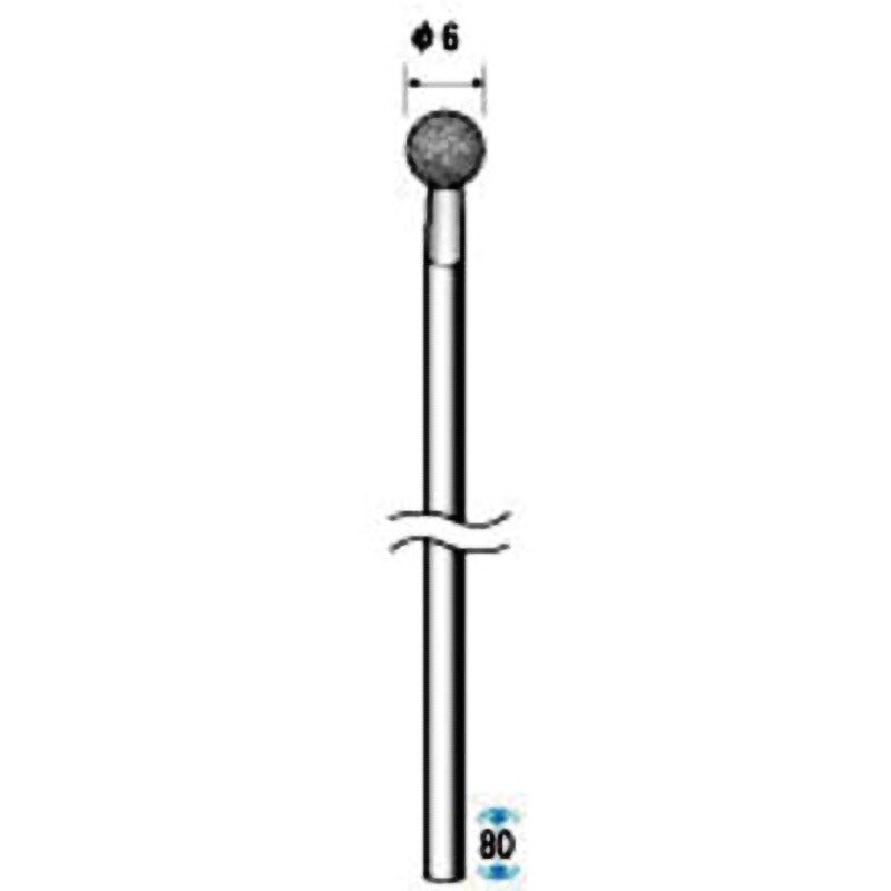 12708 電着ダイヤモンドバー ナカニシ(NSK) 球 粒度120 軸径3mm 12708 電着ダイヤモンドバー ナカニシ(NSK) 球 粒度120 軸径3mm