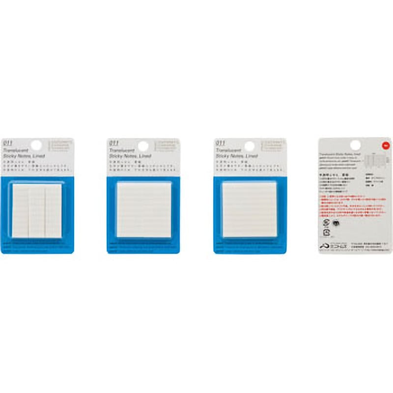 STALOGY 半透明ふせん罫線 ニトムズ スタンダード付箋 【通販モノタロウ】