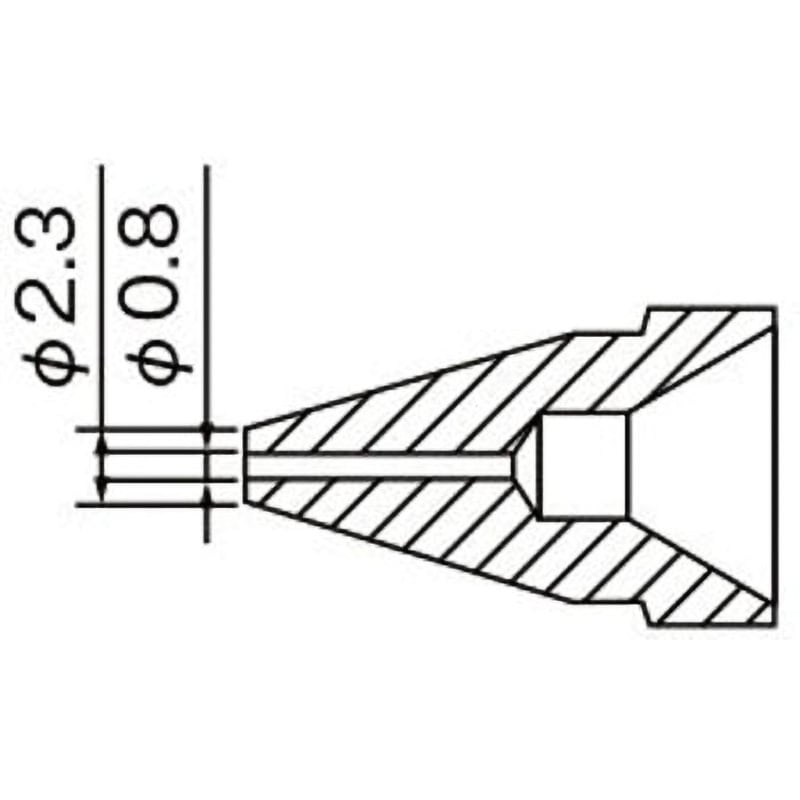 N61-07(10本) ノズル 標準型 1セット(10本) HAKKO(白光) 【通販モノタロウ】