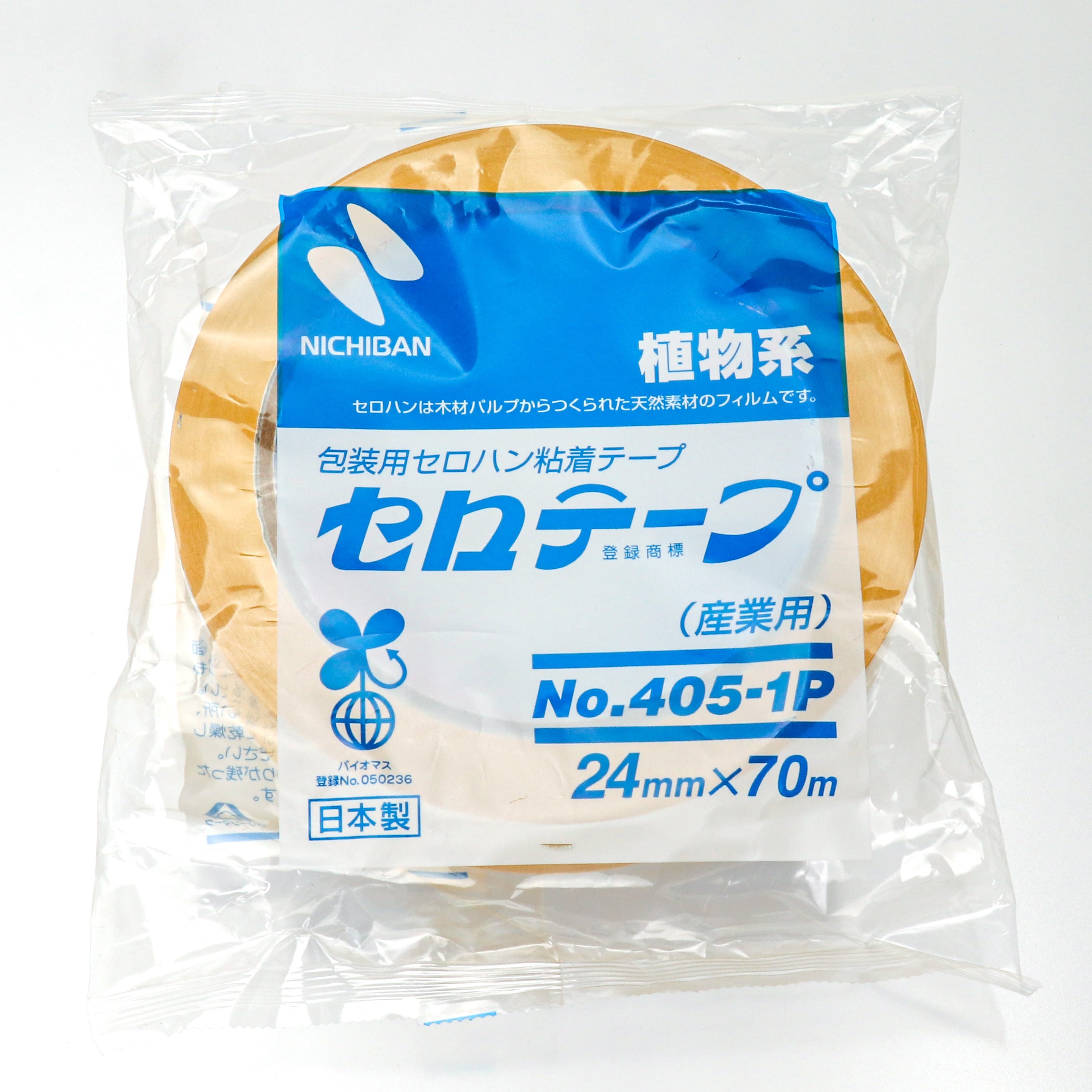 4051P-24X70 セロテープNo．405 1P ニチバン クリア色 大巻 幅24mm長さ