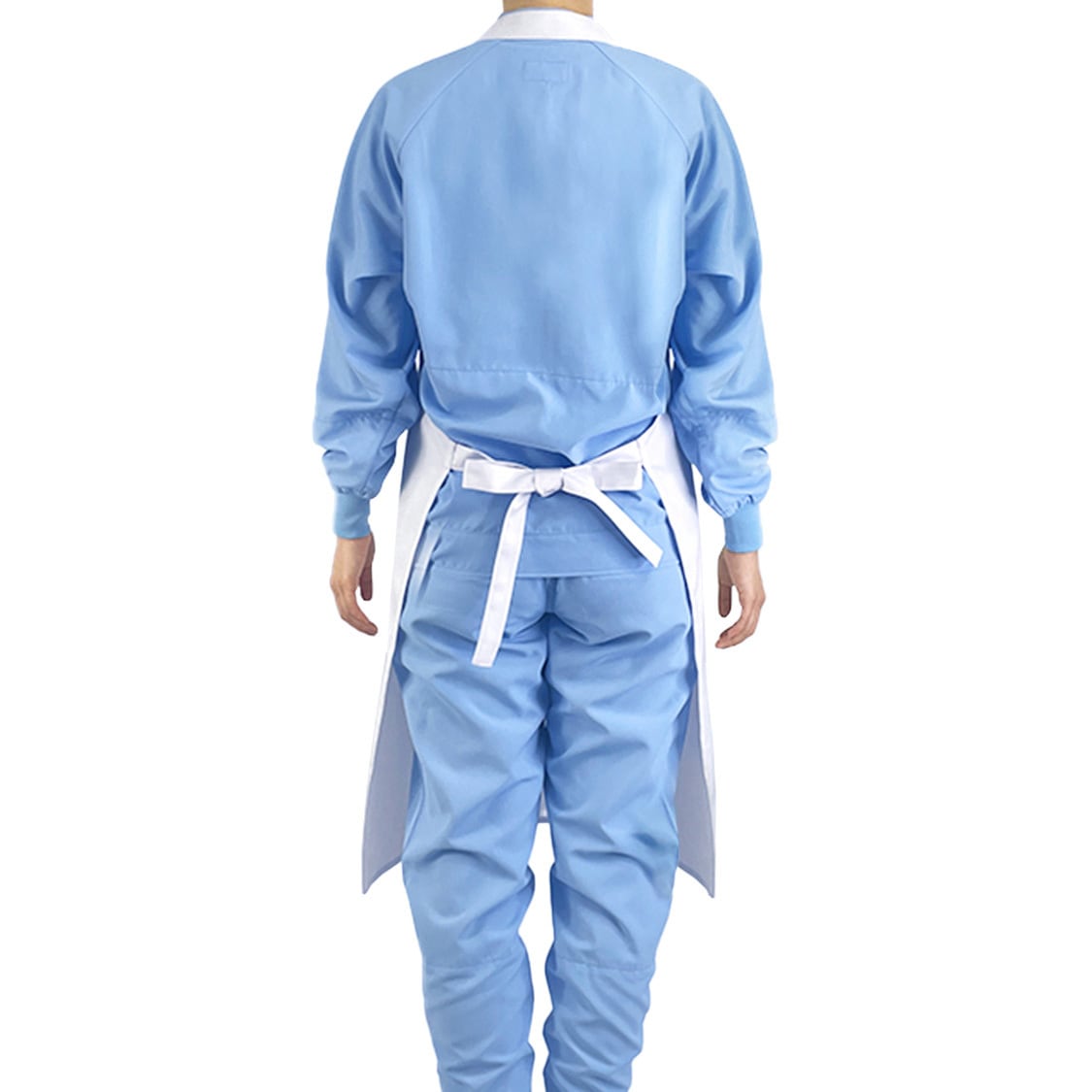 EM715 エプロン 抗菌 食品工場 厨房 業務用 サーヴォ(旧:サンペックス