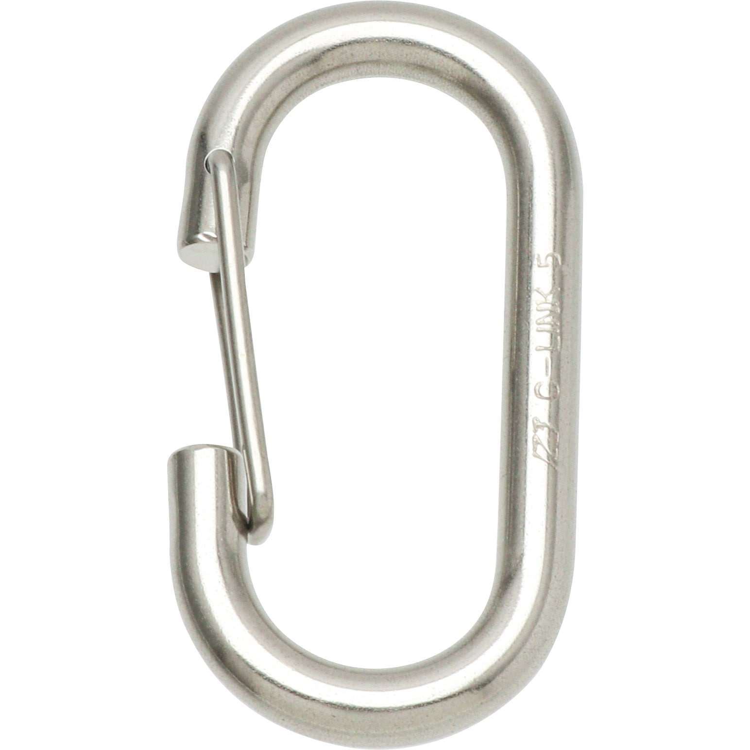 伊藤製作所　カラビナハーケンステン12C5個セット　KH12C-S HJ-5S Cリンク ステン 123&frasl;ワン・ツゥ・スリー(伊藤製作所) オーバル型