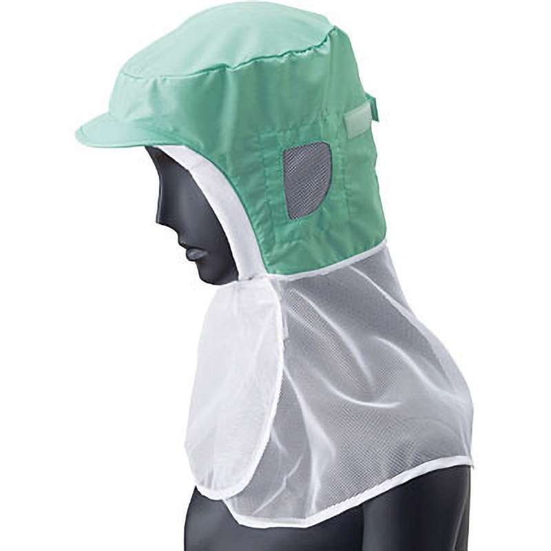 DC5215 ロングフード 食品工場 衛生帽子 サーヴォ(旧:サンペックス