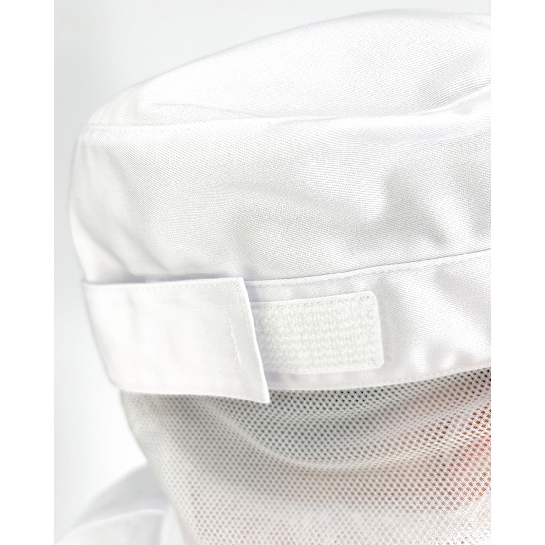 FH5208 丸天帽子 メッシュケープ付き 食品工場 サーヴォ(旧:サン