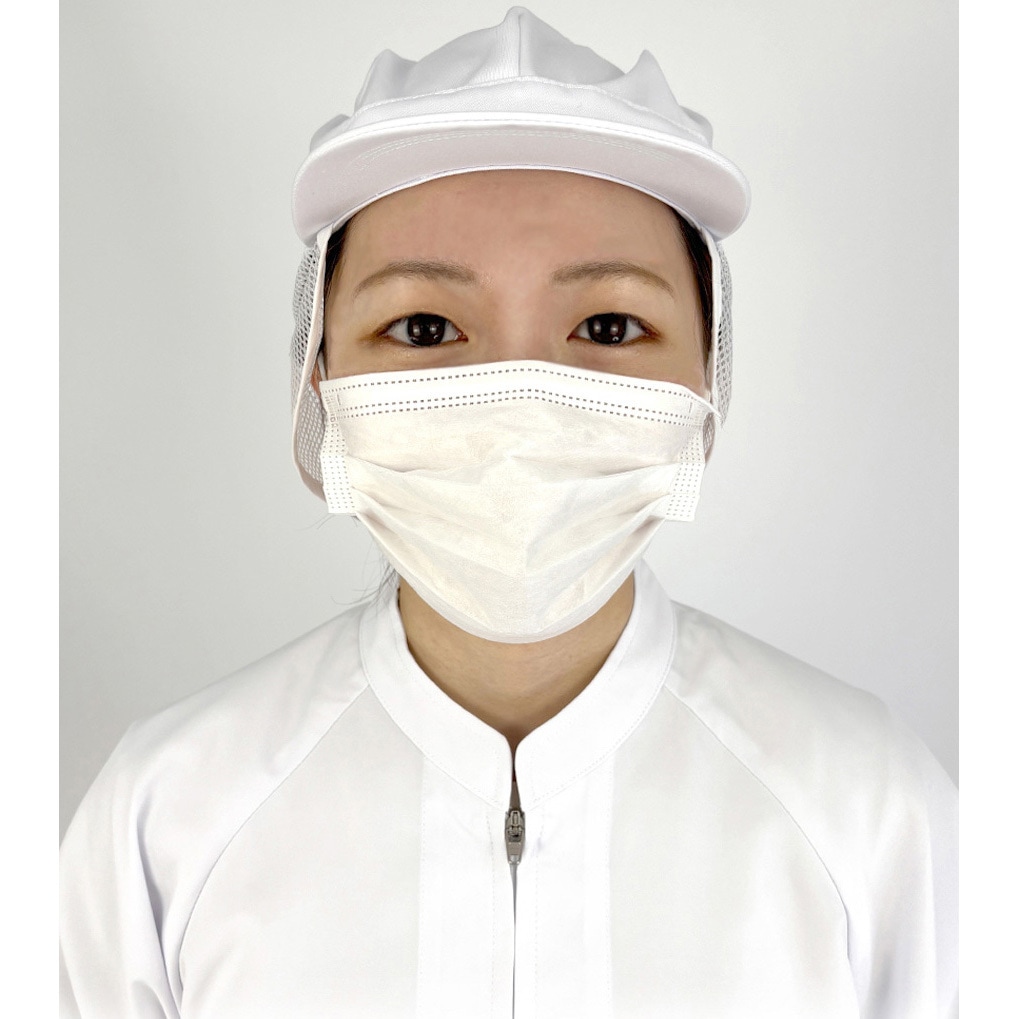 G5003 八角帽子 メッシュケープ付き 食品工場 衛生帽子 サーヴォ(旧