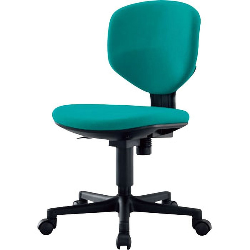 BIT-EX43L0-F 回転イス アイリスチトセ 組立式 グリーン色 布張り   BIT-EX43L0-F 20,985円