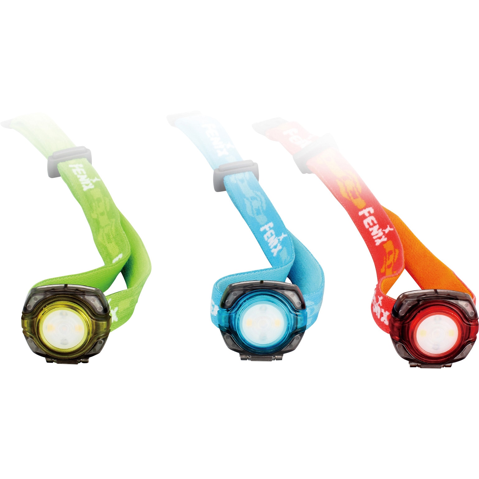 HL05RED LEDヘッドライト FENIX(フェニックス) 電池式 CR2032×2個(付属