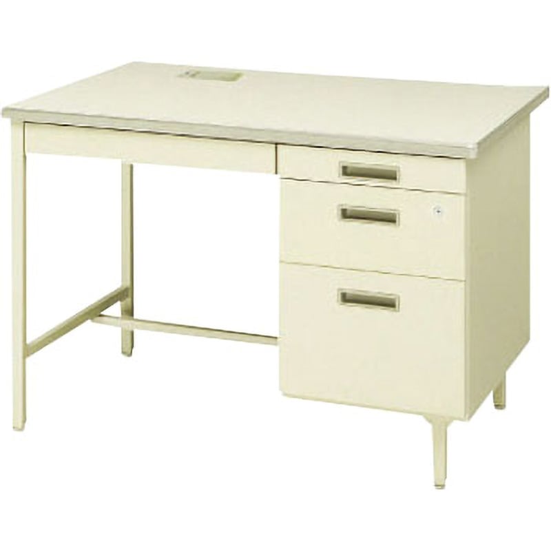 レトロな片袖机【専用】 事務用片袖机 W1000 カグクロ 【通販モノタロウ】