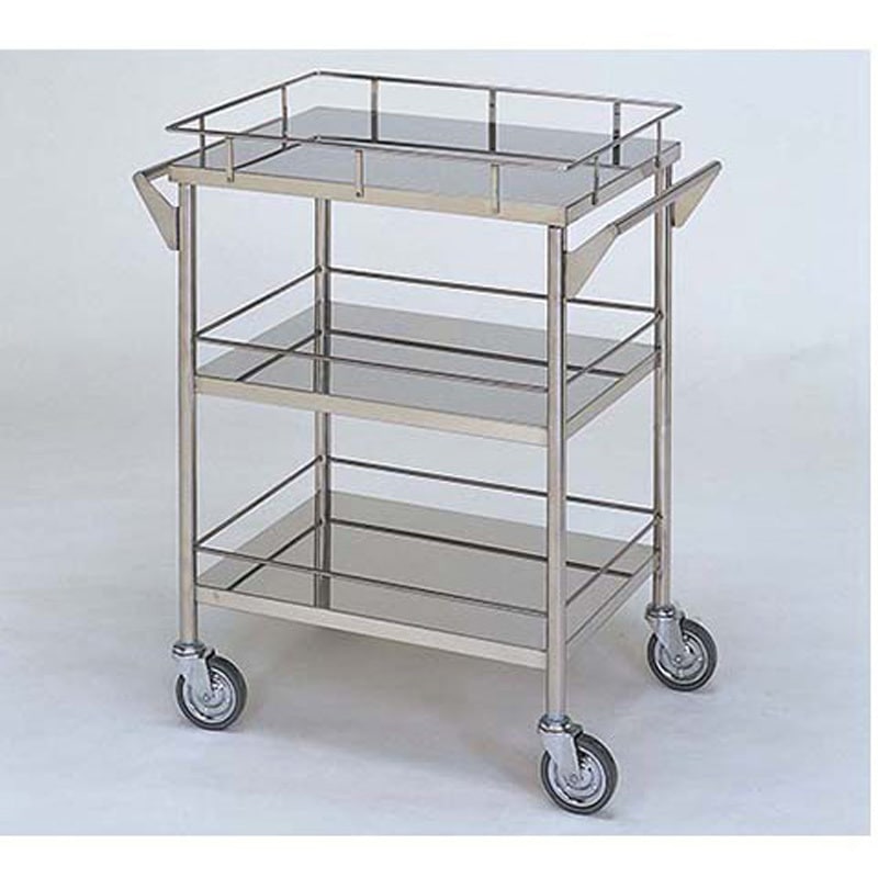 小川医理器　医療用ステンレスワゴン　回診車　ドクターキャビネット 小川医理器 医療用ステンレスワゴン 回診車 ドクターキャビネット 安い