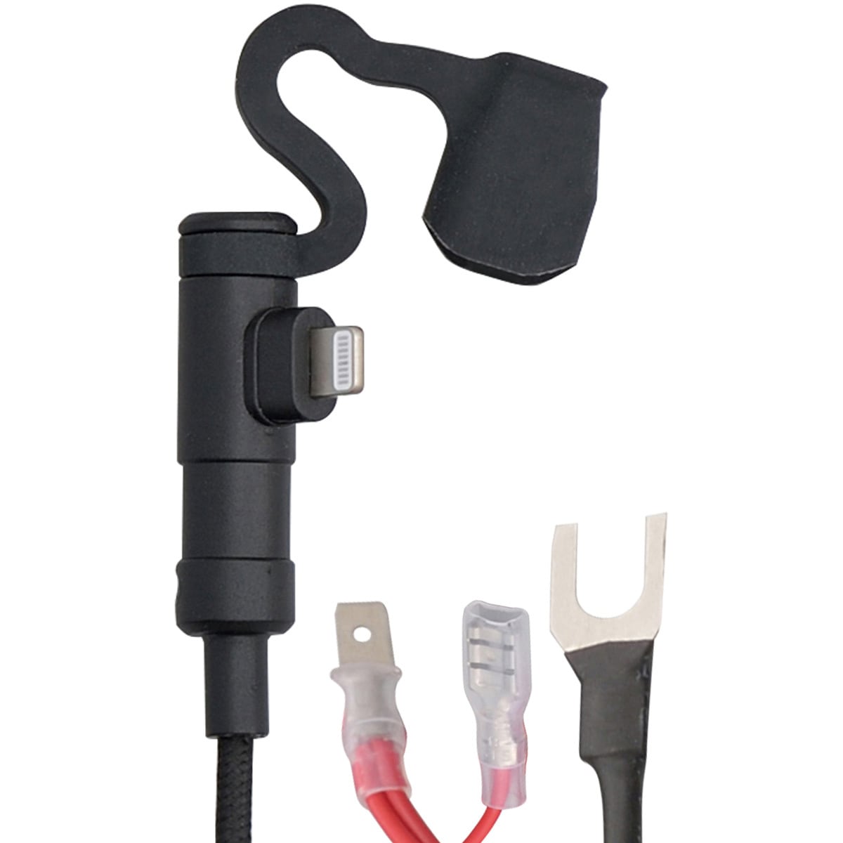 15645 バイク用 電源ケーブル ライトニング iPhone対応 L字コネクター