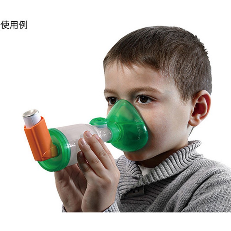 ティップスヘイラー pMDI用吸入補助器具 OptimHal 幼児用マスク付仕様