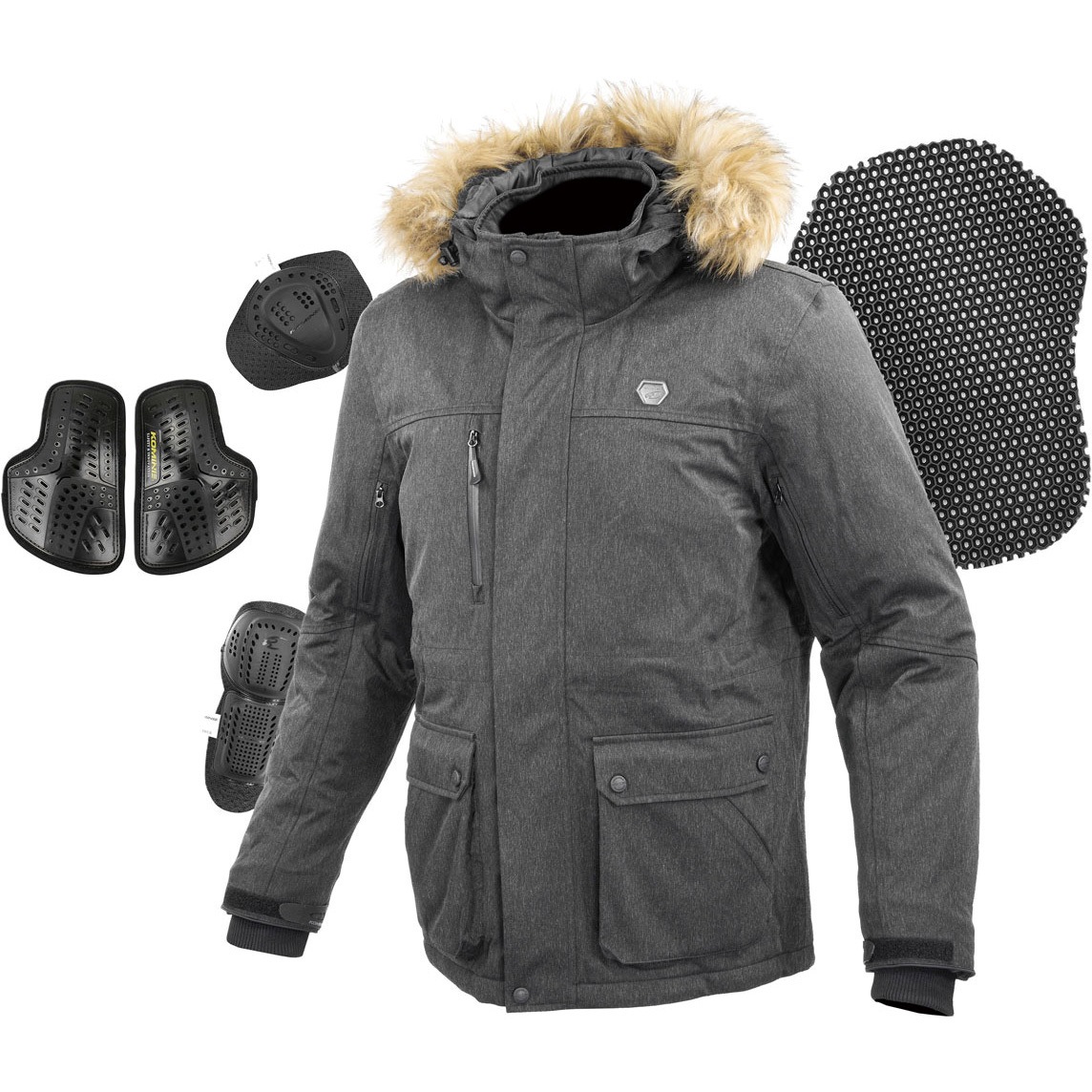 07-615 JK-615 PROTEC WP WINTER COAT コミネ 色GY サイズL - 【通販