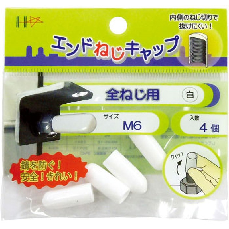 10187047 エンドねじキャップ 全ねじ用 ダイドーハント(旧:大同製鋲所