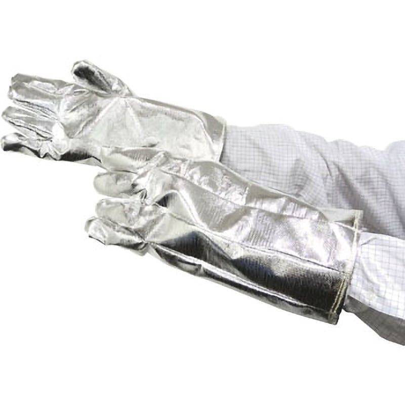 2100019 ジーフレックス アルミ被覆手袋 ニューテックス・インダストリー社 耐熱温度(接触)95℃ 1双入 シルバー色 厚さ5mm 17,736円