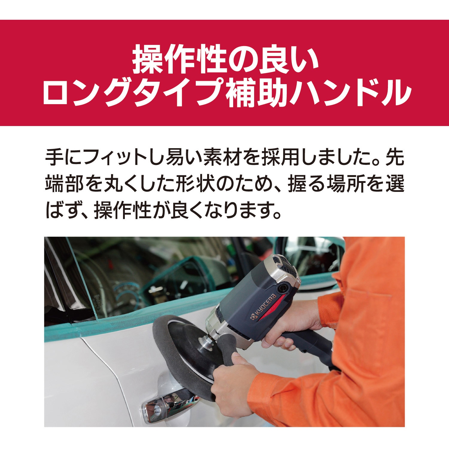 646751A ポリッシャー(脱着式) RPE202 1台 京セラインダストリアル