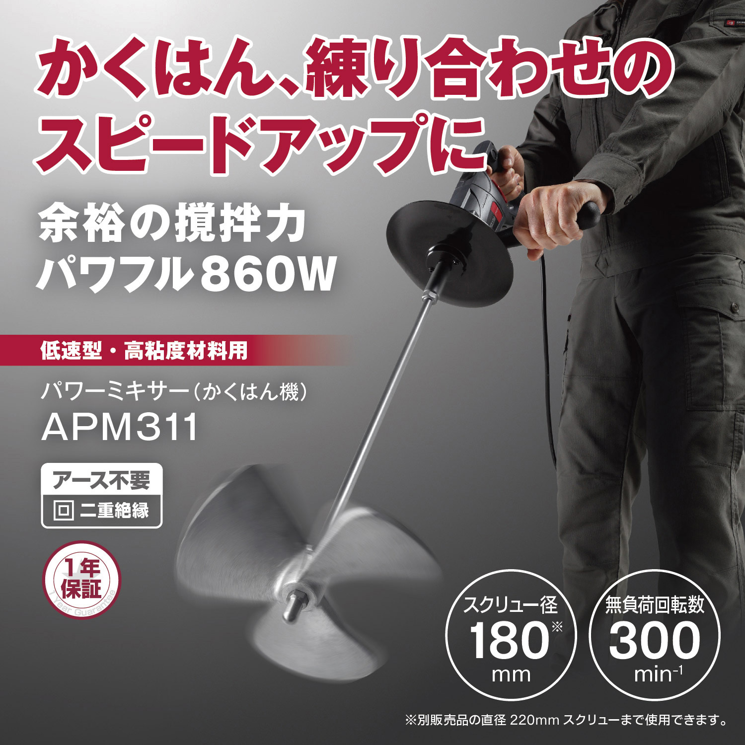 640750A パワーミキサー APM311 京セラインダストリアルツールズ