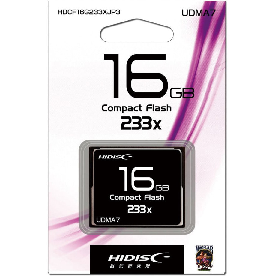 HDCF16G233XJP3 CFカード(コンパクトフラッシュ) HIDISC 16GB HDCF16G233XJP3 - 【通販モノタロウ】