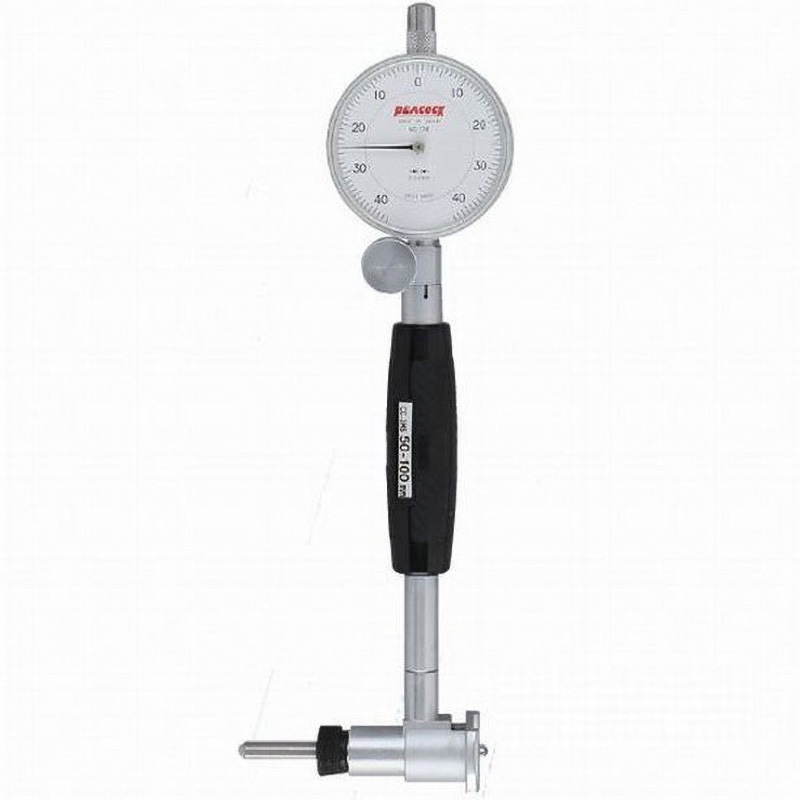 CC-3CHS(校正企業実施一般校正書・トレサビリティ体系図付) 短脚シリンダゲージ Peacock(尾崎製作所) 最小表示1.2mm測定範囲50～150mm