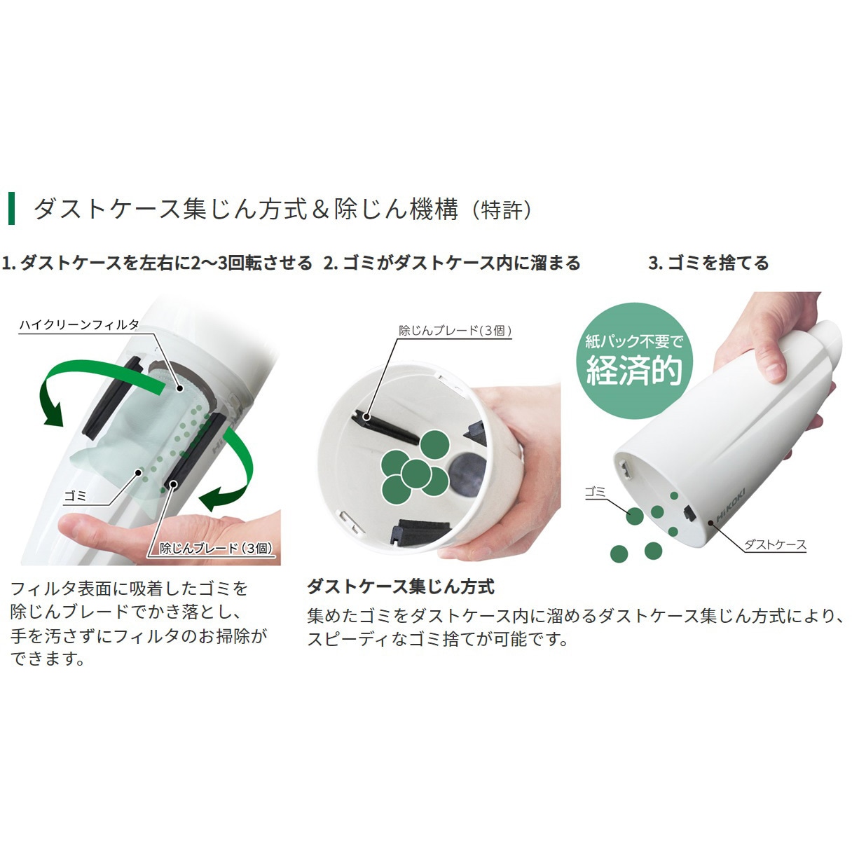 R36DA(XP) 36Vコードレスクリーナー 1台 HiKOKI(旧:日立工機) 【通販