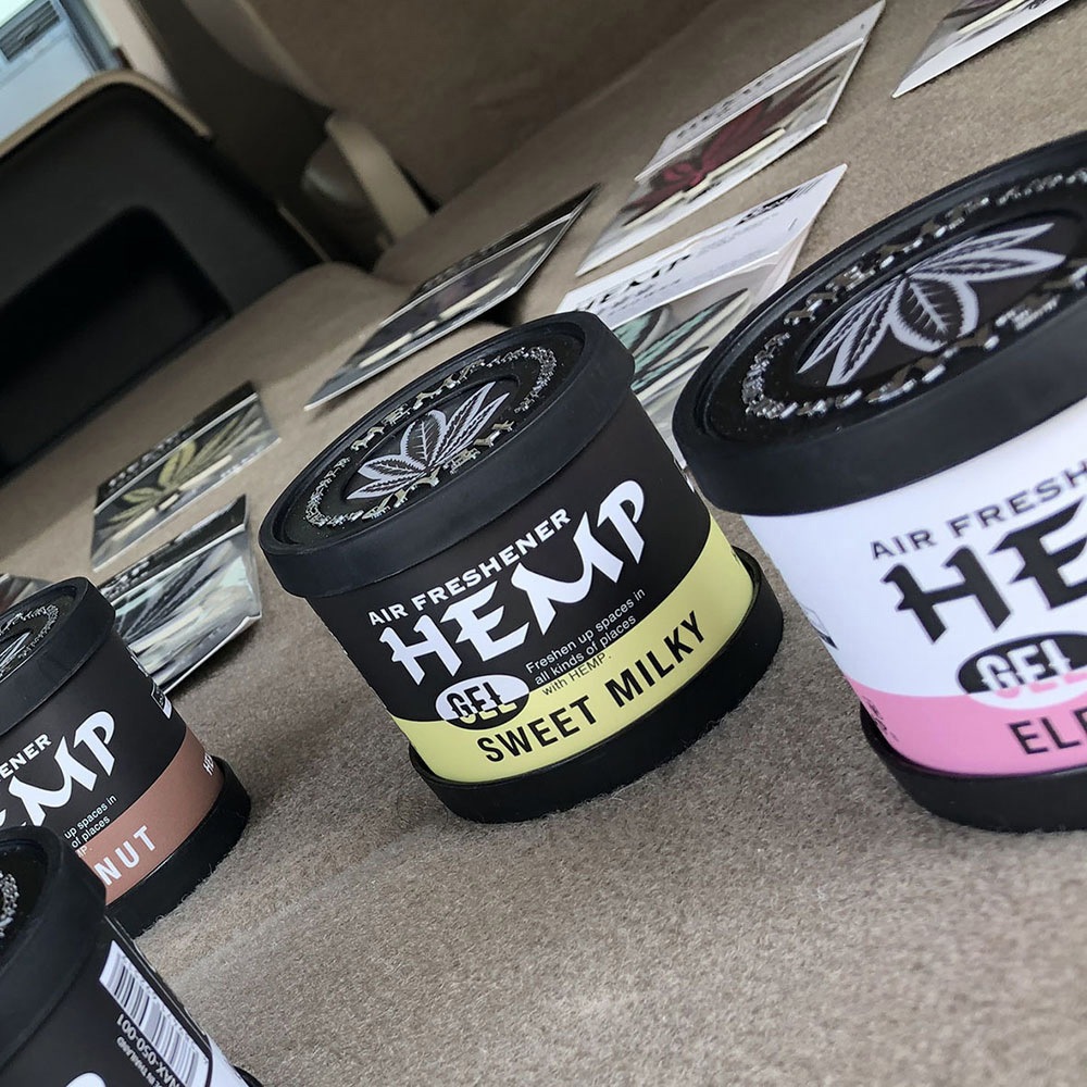 NAX-050-004 フレグランスジェル 消臭 芳香剤 1セット(6個) HEMP