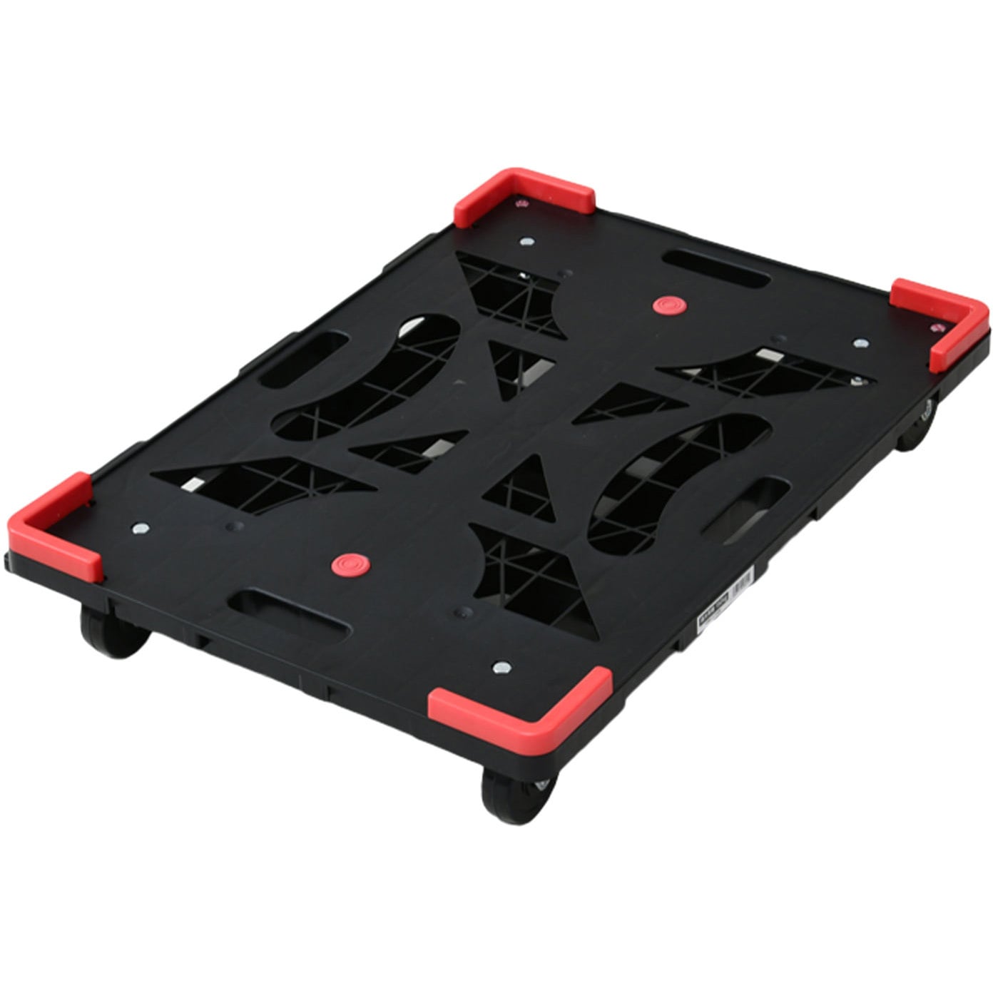 YRB-GS75BK+G*4 パレッティー YAMAZEN(山善) ストッパー ゴム車輪 自在 荷台寸法700×500mm 1セット(4台)