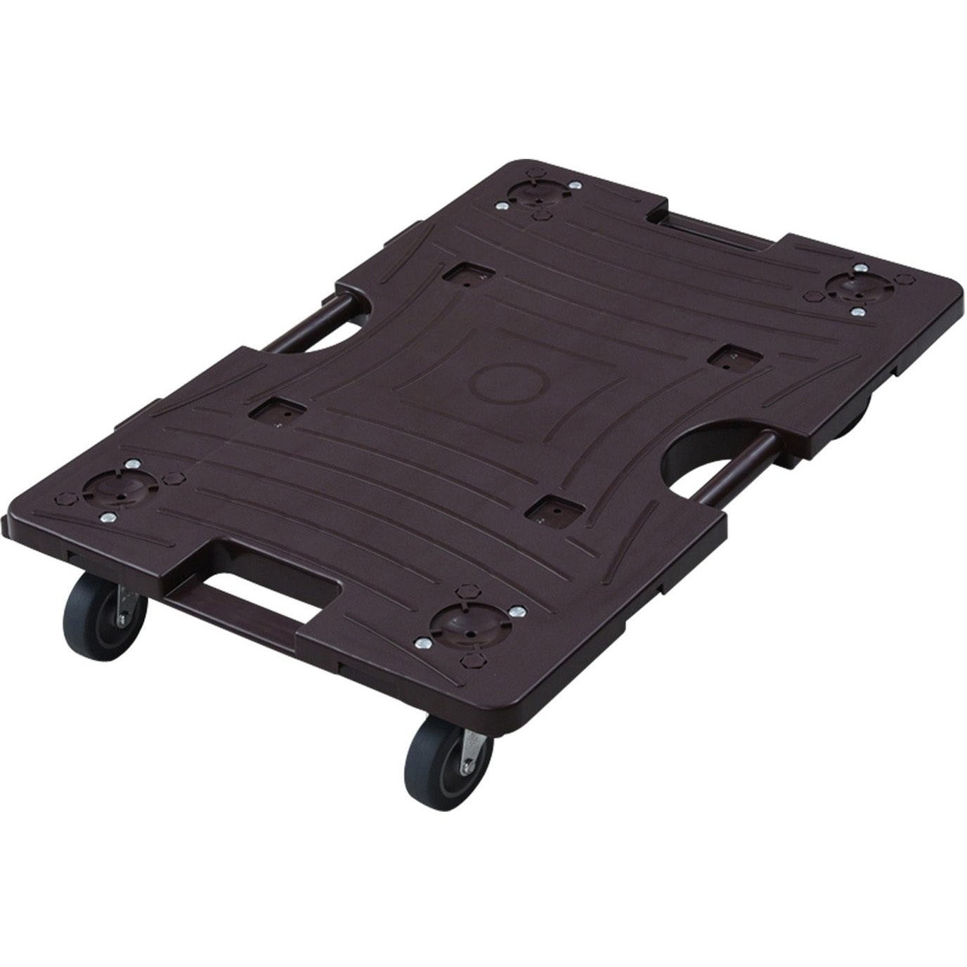 NTRL-E65DB*4 スマート連結平台車 YAMAZEN(山善) 自在 樹脂製