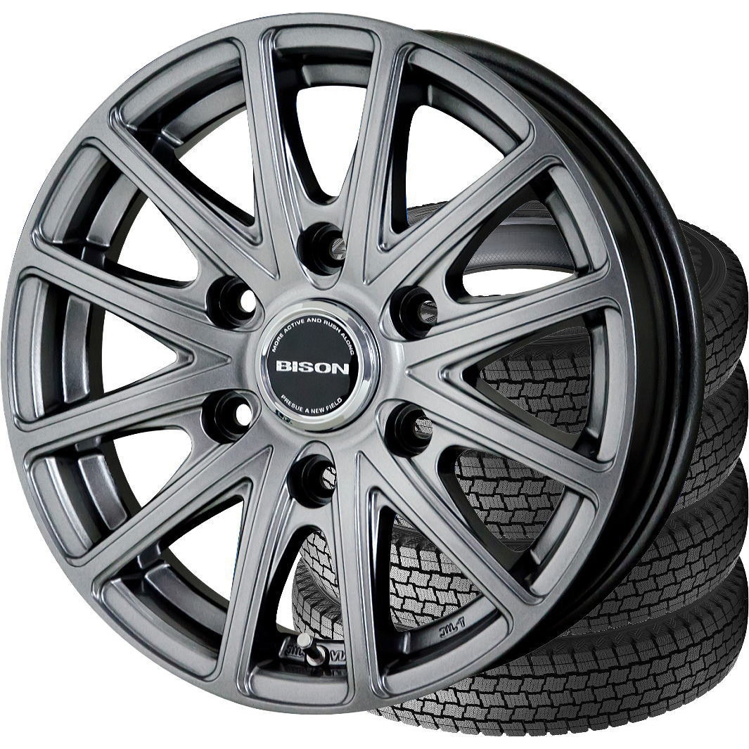 BISON BN-01 1560 6-139 +33 DS ハイエース200系用 195/80R15 107/105L LT スタッドレスタイヤ& ホイール4本set 1. Goodyear 商用車・バン - 【通販モノタロウ】