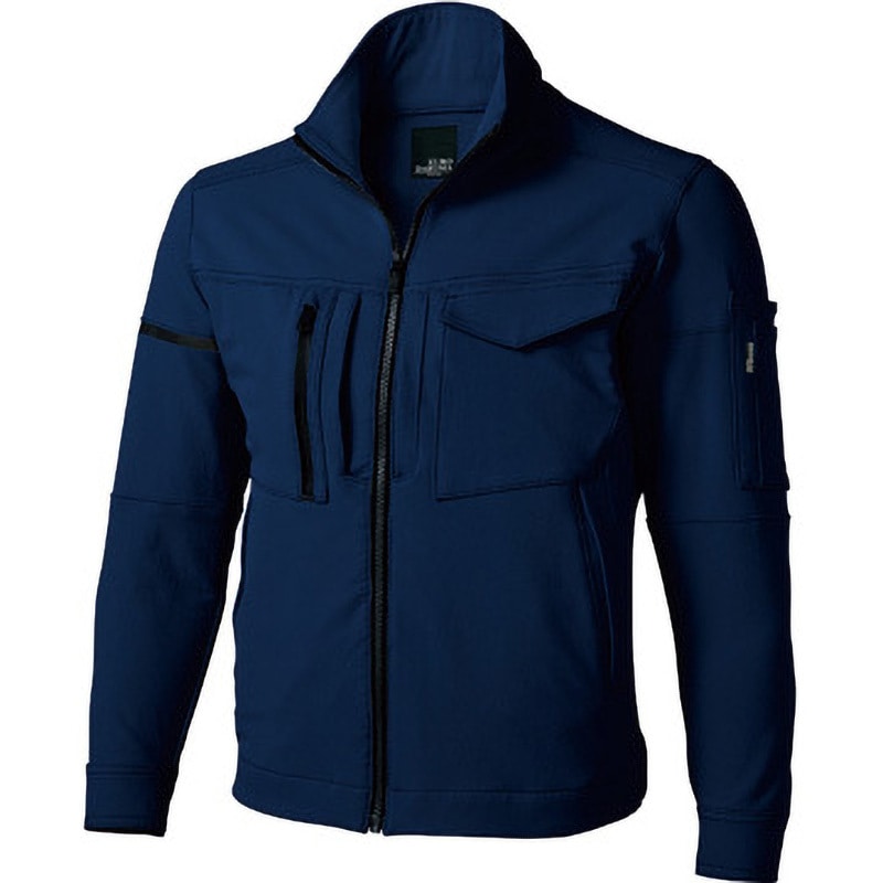 32673 長袖ジャンパー 32673 クロダルマ ストレッチ・防シワ・速乾性