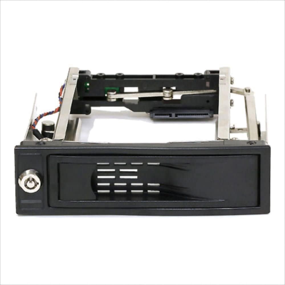 HDD-DOOR3.5BK HDDケース SATA接続3.5インチHDD簡単着脱マウンタ 5.25