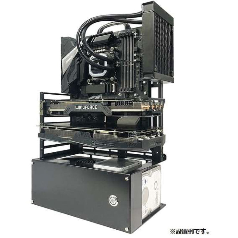 長尾製作所/オープンフレームver.ATX/ATX対応モデル N-FRAME-ATX オープンフレーム ver.ATX 1個 長尾製作所 【通販モノタロウ】