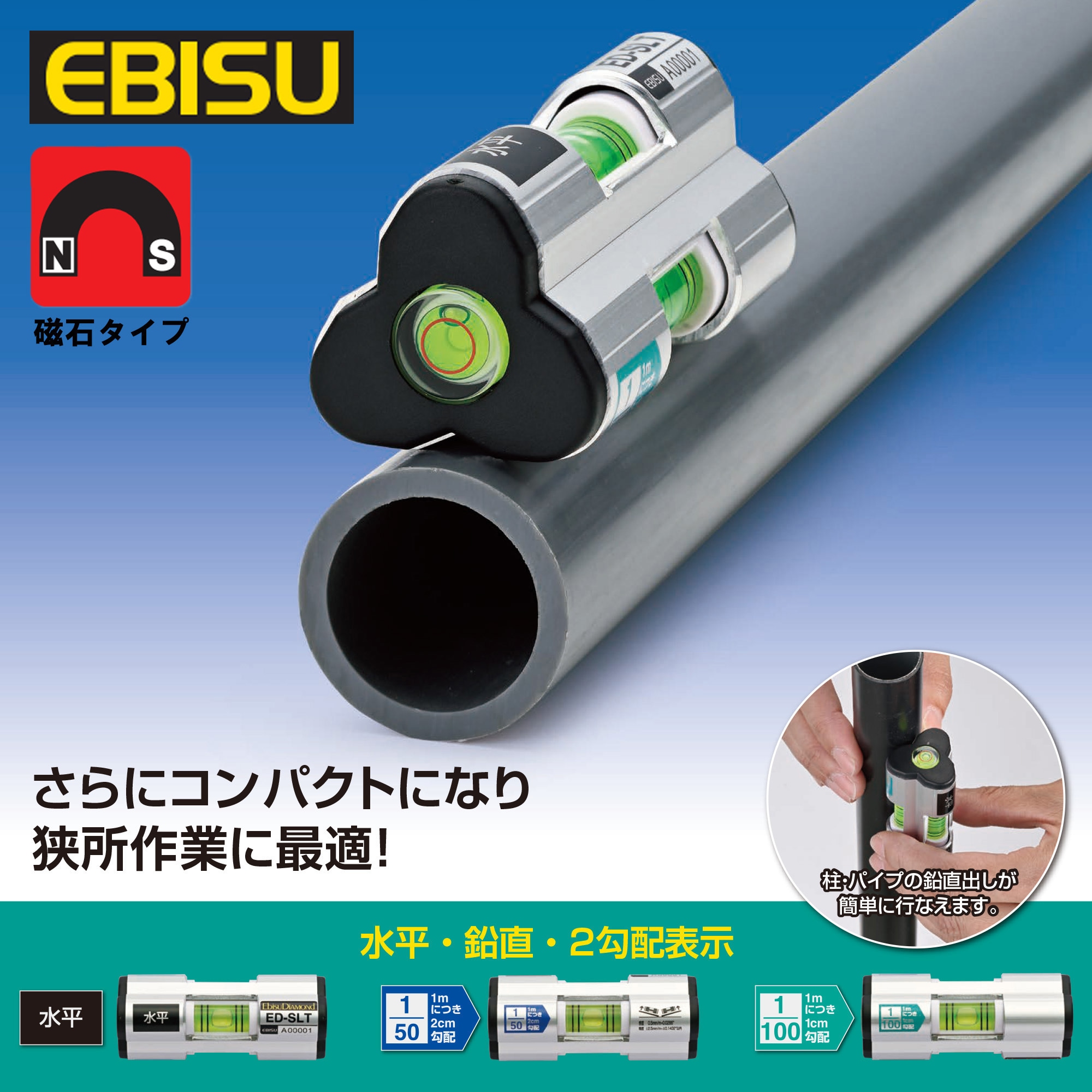 ED-SLTM スロープレベル トライ 1個 Ebisu Diamond 【通販モノタロウ】