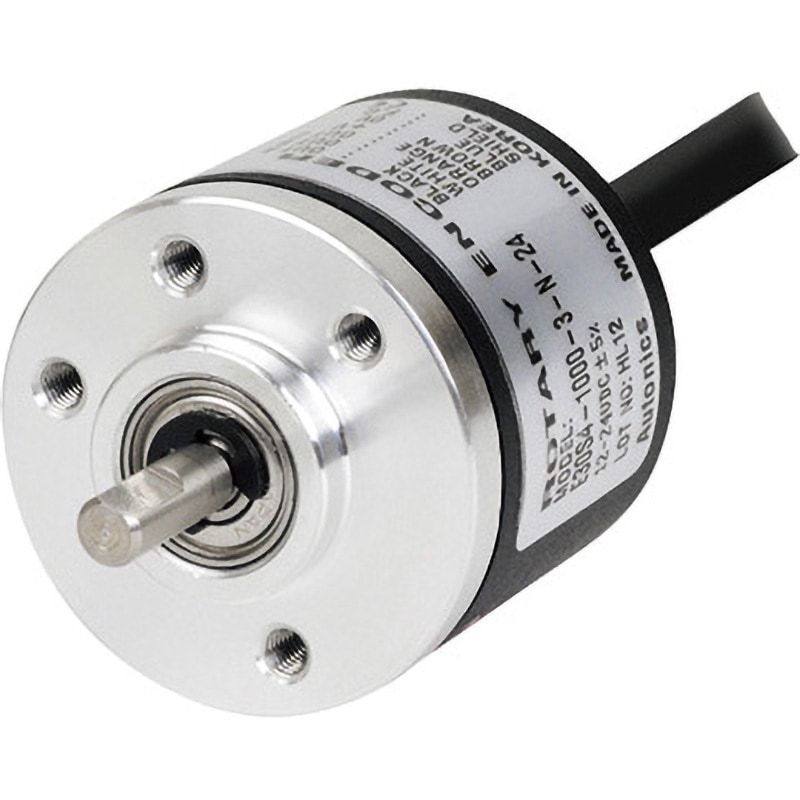 E30S4-500-3-V-5 Φ30mm軸型インクリメンタルロータリエンコーダ AUTONICS(オートニクス) 長さ46.5mm  E30S4-500-3-V-5